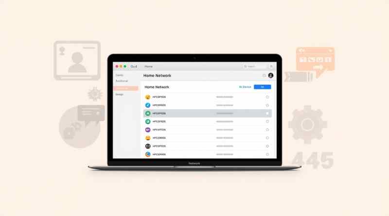 HPC0F9D5 Showing on Mac Network