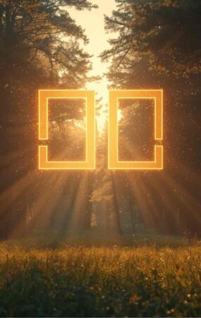 Poieno meaning — sunlit forest clearing representing creativity and transformation