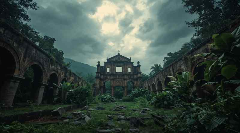 church ruins which the fpj movie andaluciatook shooting location