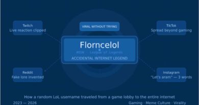 Florncelol League of Legends username tag going viral across Twitch, Reddit, TikTok, and Instagram between 2023 and 2026.
