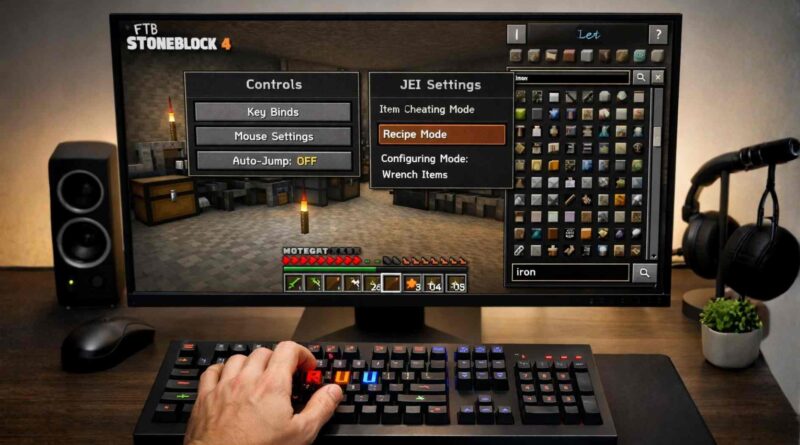 How To Change Jei Keybinds in Ftb Stoneblock 4