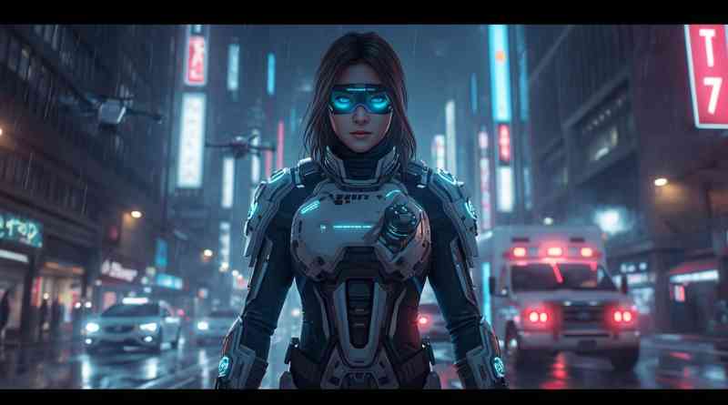 Gloria Hernandez EMT Cyberpunk